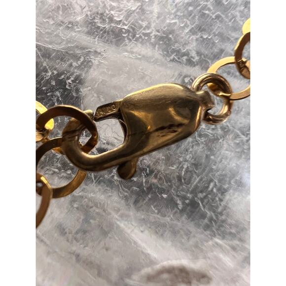 Gold Filled Necklace with Baroque Pearl and Pink Faceted Gemstone Beads - Picture 16 of 16